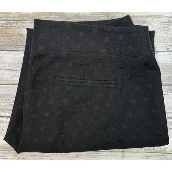 Talbots Pants - Talbots Signature Black Polka Dot Career Dress‎ Pants Size 6